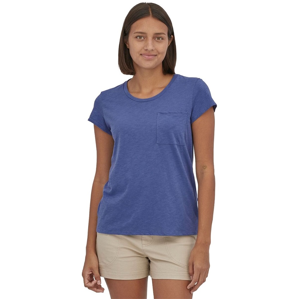 Patagonia Classic Blue Pocket Tee